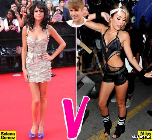 Selena Gomez Becoming More Popular than Miley Cyrus because of Justin Bieber?